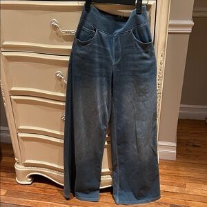 HALARA Dark Blue Flare Jeans